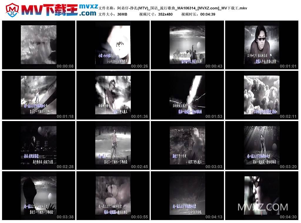 阿弟仔-挣扎(MTV)_国语_流行歌曲_MA106314